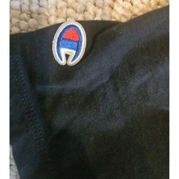 Champion‎ Graphic T Shirt Black Authentic Athleticwear Size 2XL - Picture 7 of 7